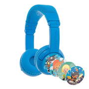 Blue BuddyPhones Play+ volume limiting wireless kids headphones with mic
