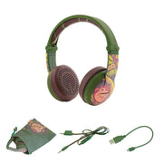 Green BuddyPhones Wave volume limiting waterproof wireless child headphones